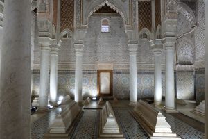 le tombe saadiane della kasbah di marrakech