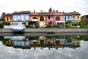 le case colorate di Albarella