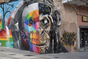 la street art del quartiere lavapies a madrid