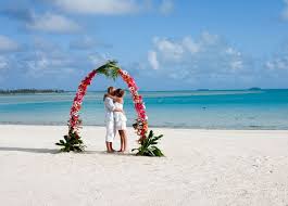 sposi sulla spiaggia a mauritius